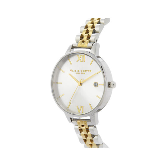 Sunray Silver & Gold Bracelet Watch