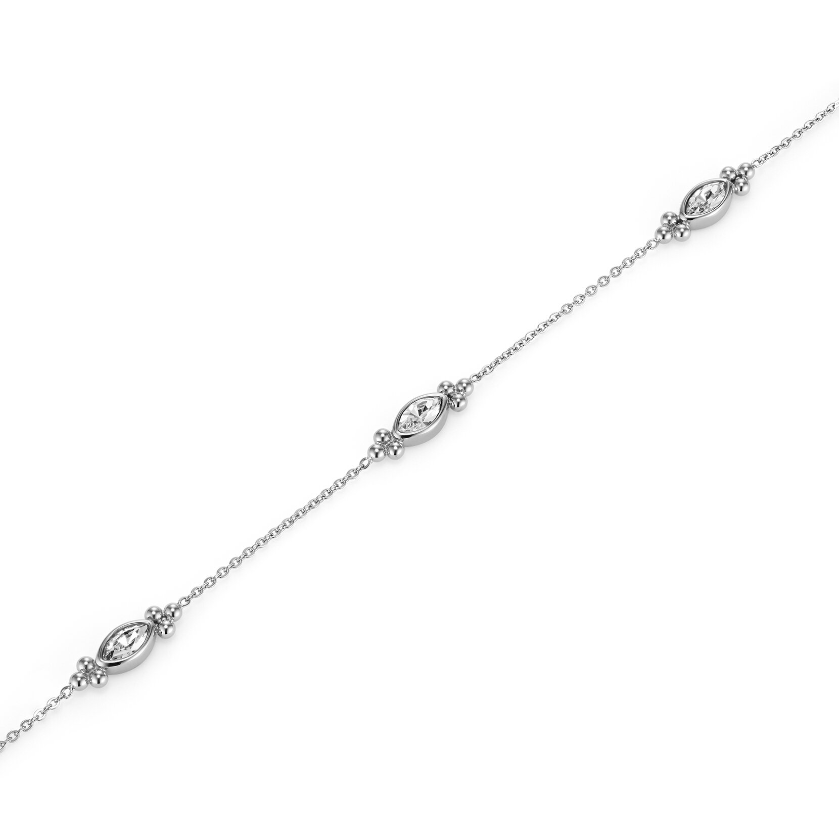 Dainty Silver Tone Bracelet
