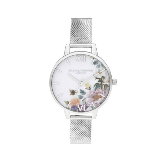 Enchanted Garden Demi Silver Mesh
