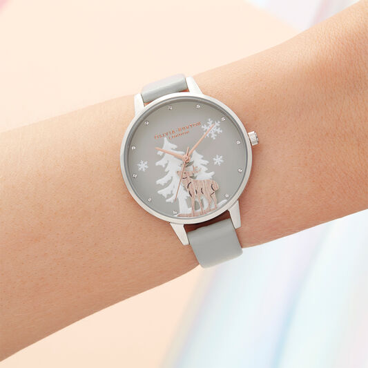 Winter Wonderland Vegan Grey, Rose Gold & Silver