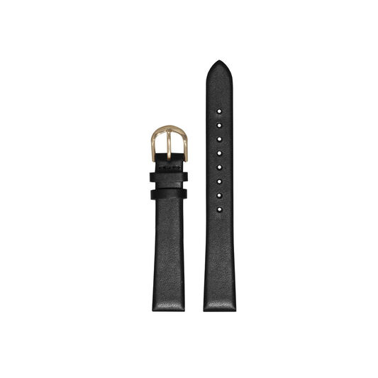 Midi Dial Vegan Friendly Black & Gold Watch Strap