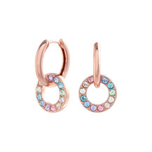 Dormeuses Rainbow Halo or rose