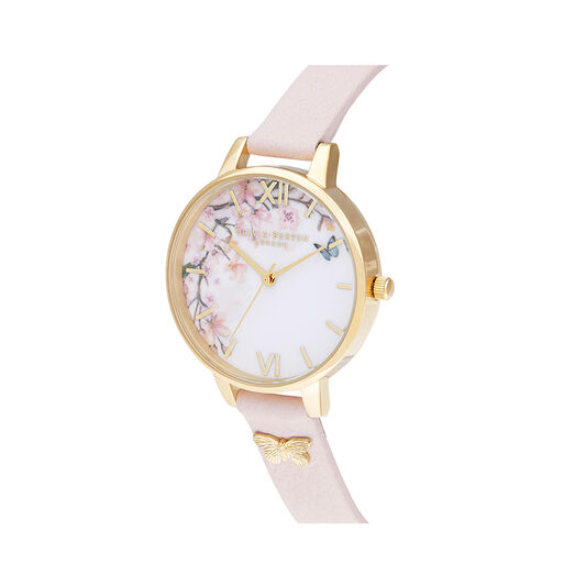 Pretty Blossom Blossom & Rose Gold Watch