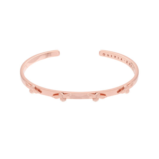 3D Bee Rose Gold Bangle