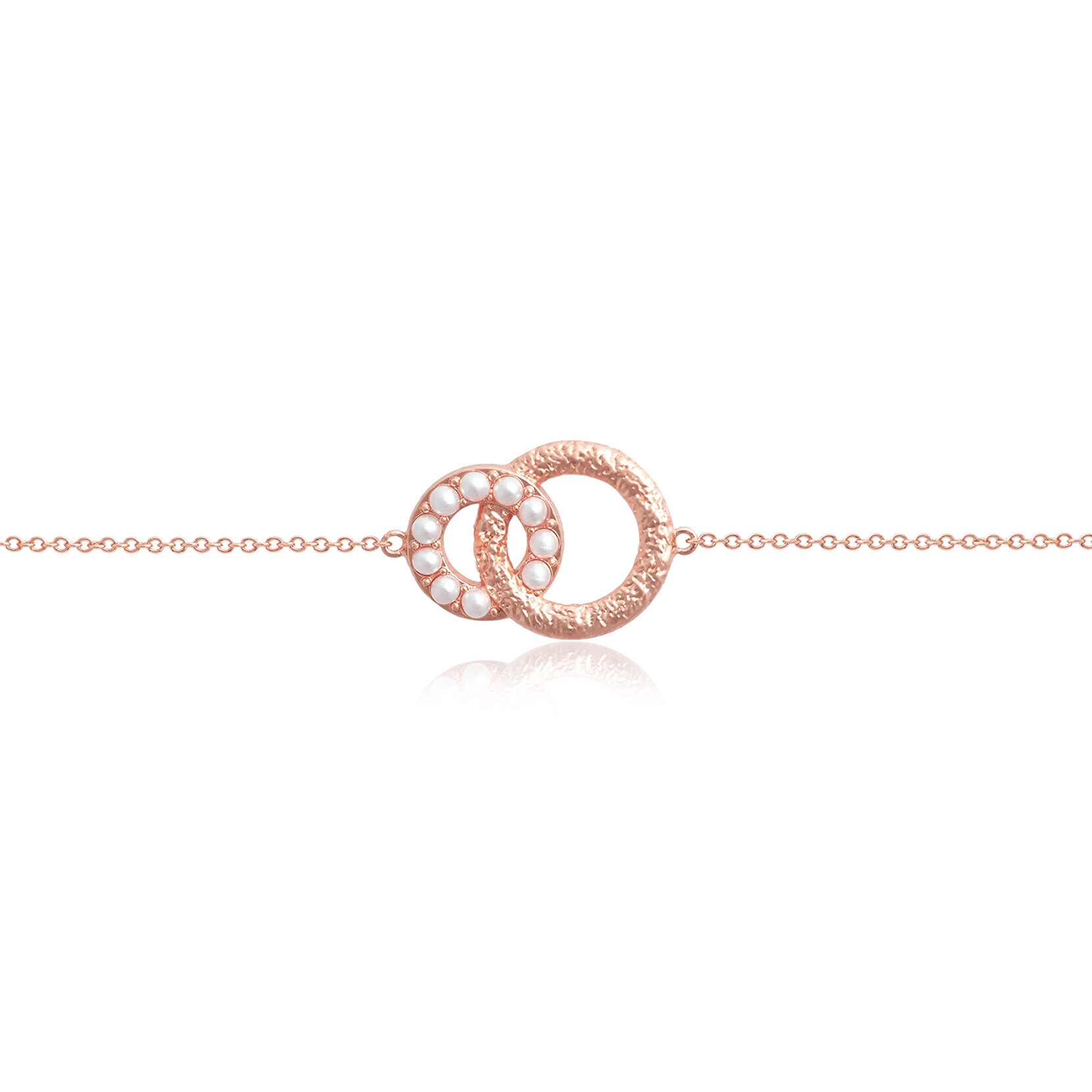 Rose Gold Pearl Bracelet