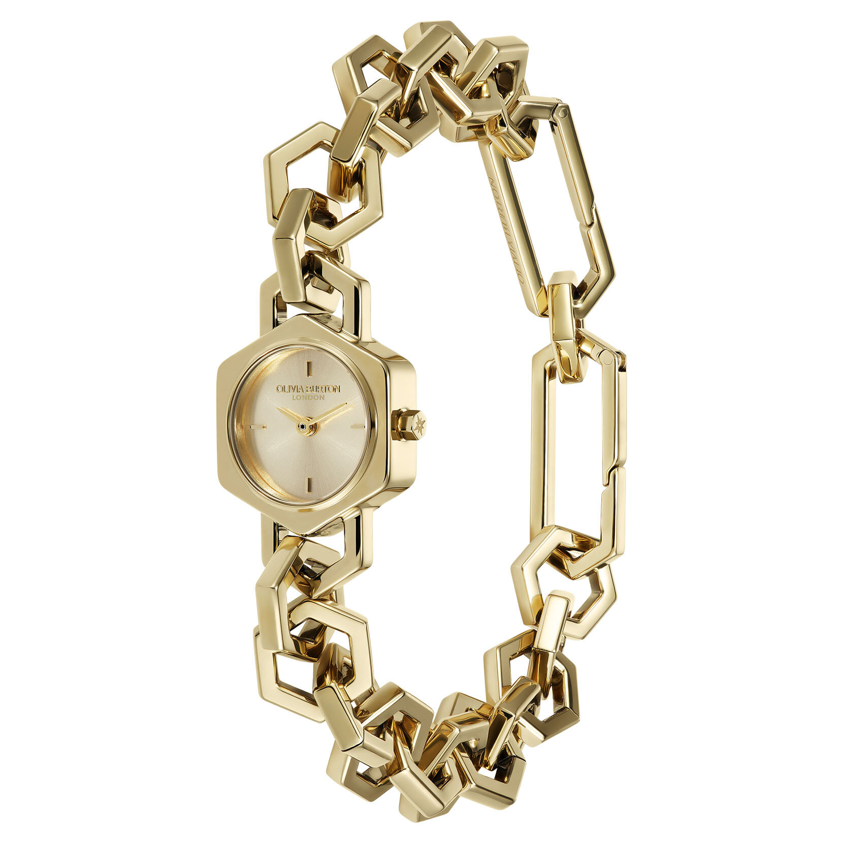 Montre Hex Link Mini Bracelet Or 20mm