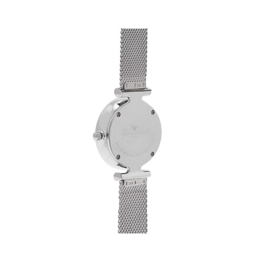 Queen Bee Blue Mother of Pearl Silver Mesh