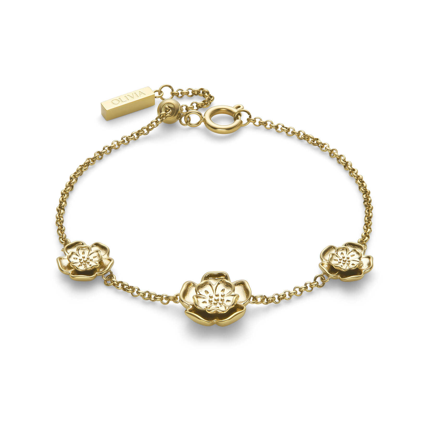 Tudor Rose Gold Plated Bracelet