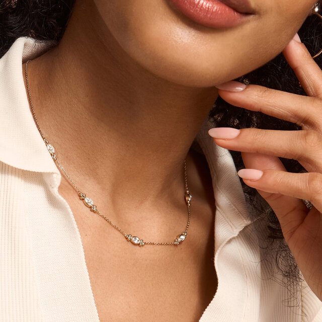 Collier Dainty Or plaqué