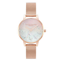 30mm Ombre & Rose Gold Mesh Watch