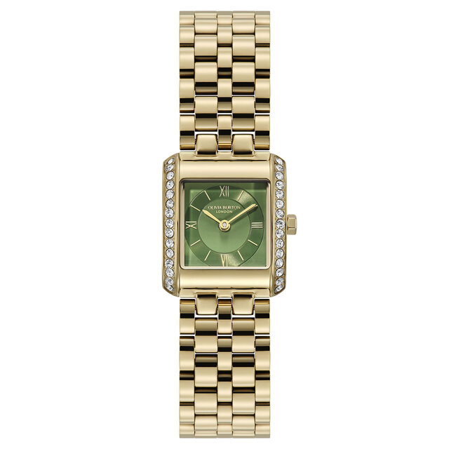 21mm Berkley Green & Gold Bracelet Watch