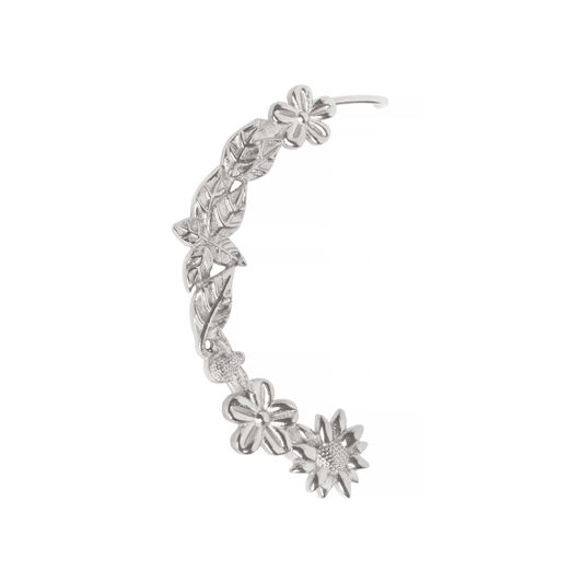 Big Dial Silver Case Cuff