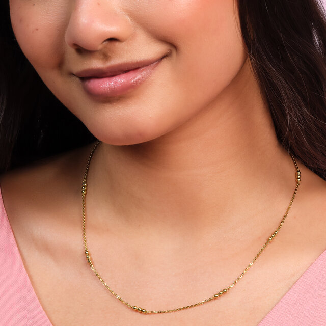 Collier Superposition Ever Stacked Perles Plaqué Or