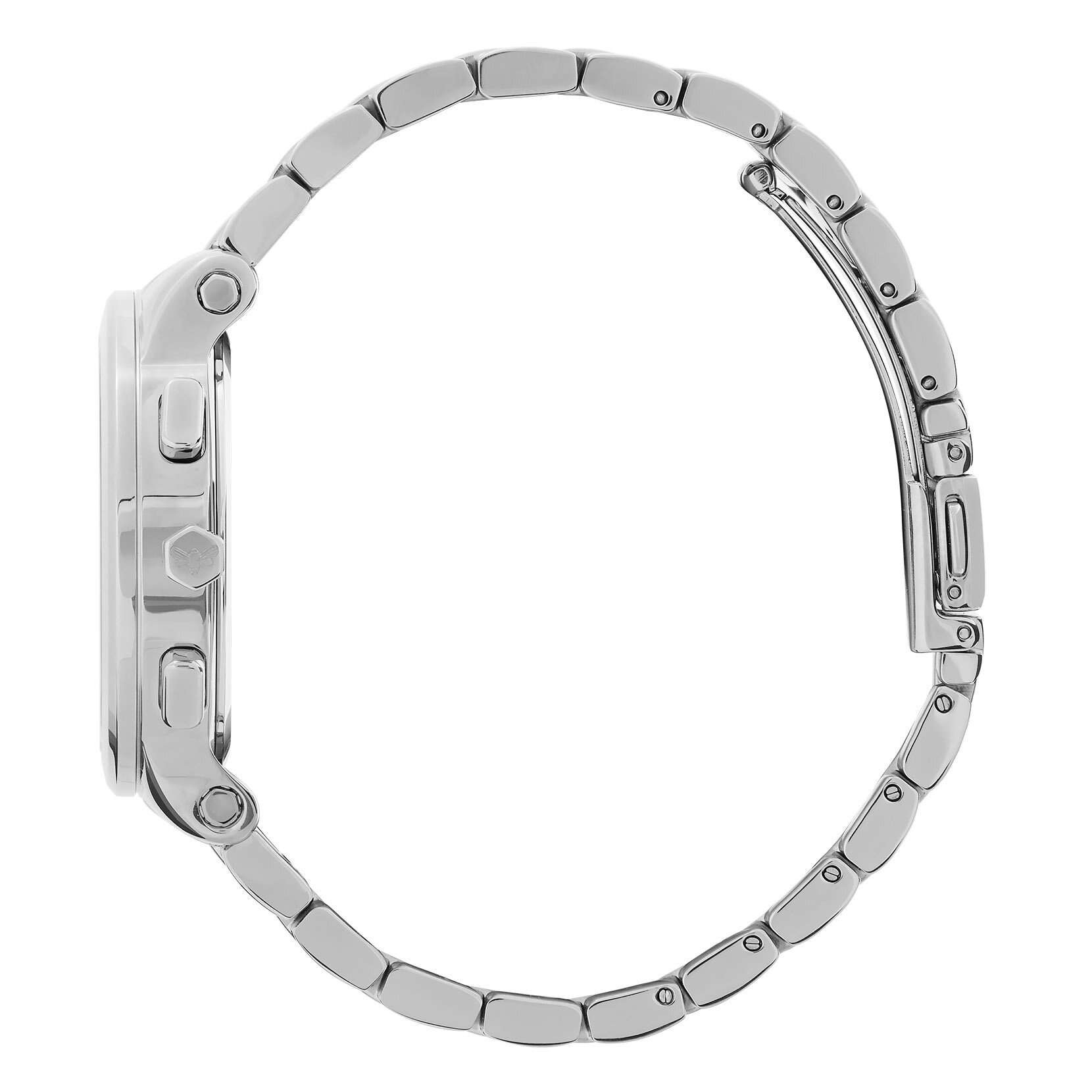 Montre multifonction Bleu et Argent 38 mm