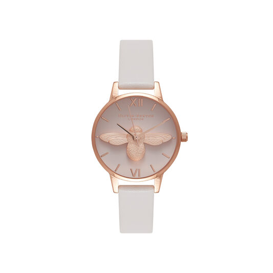 3D Bee Blush & Rose Gold Watch