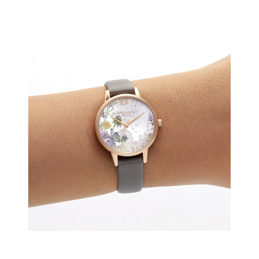 Wishing Watch Grey & Rose Gold Watch