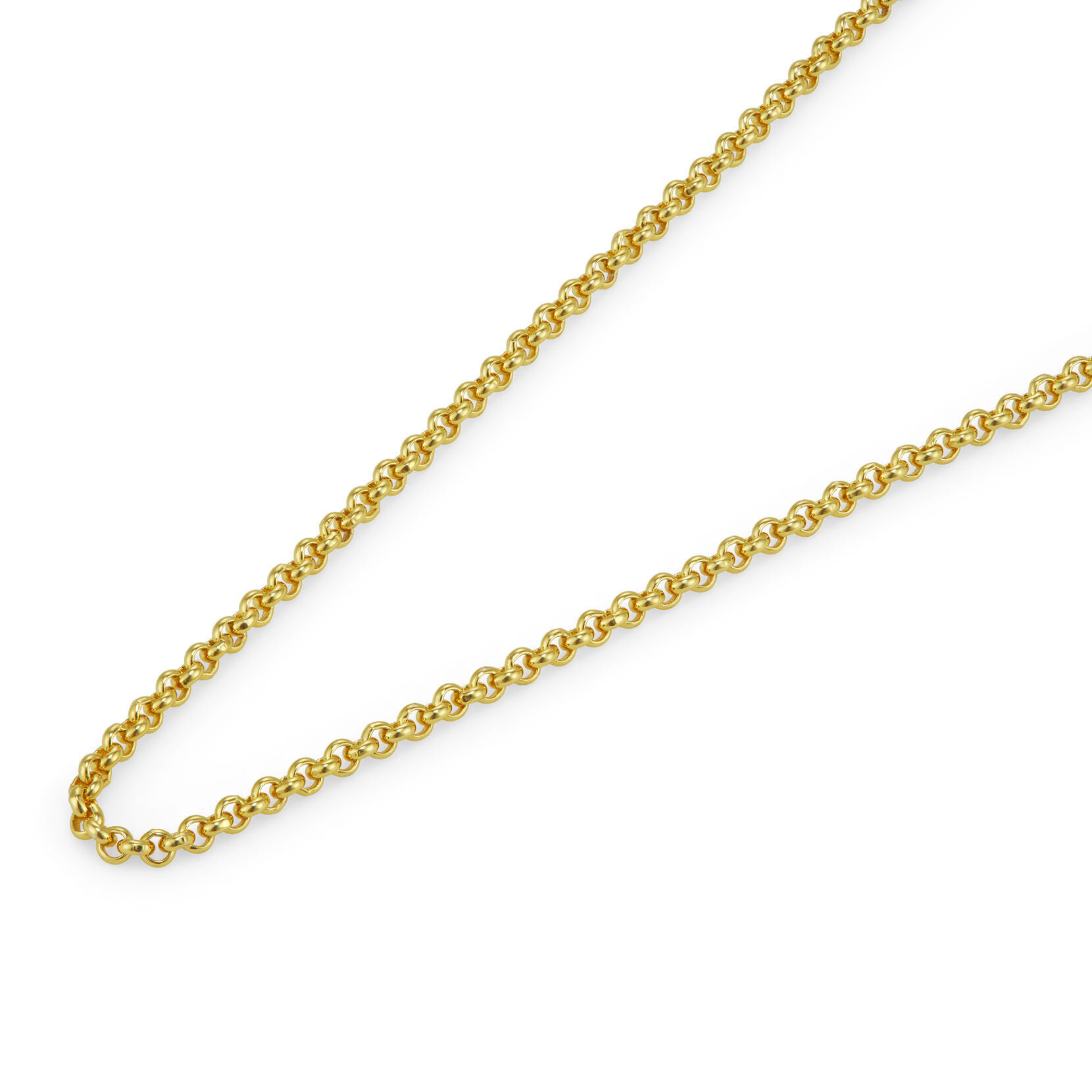 Petite Rolo Gold Plated Chain Necklace