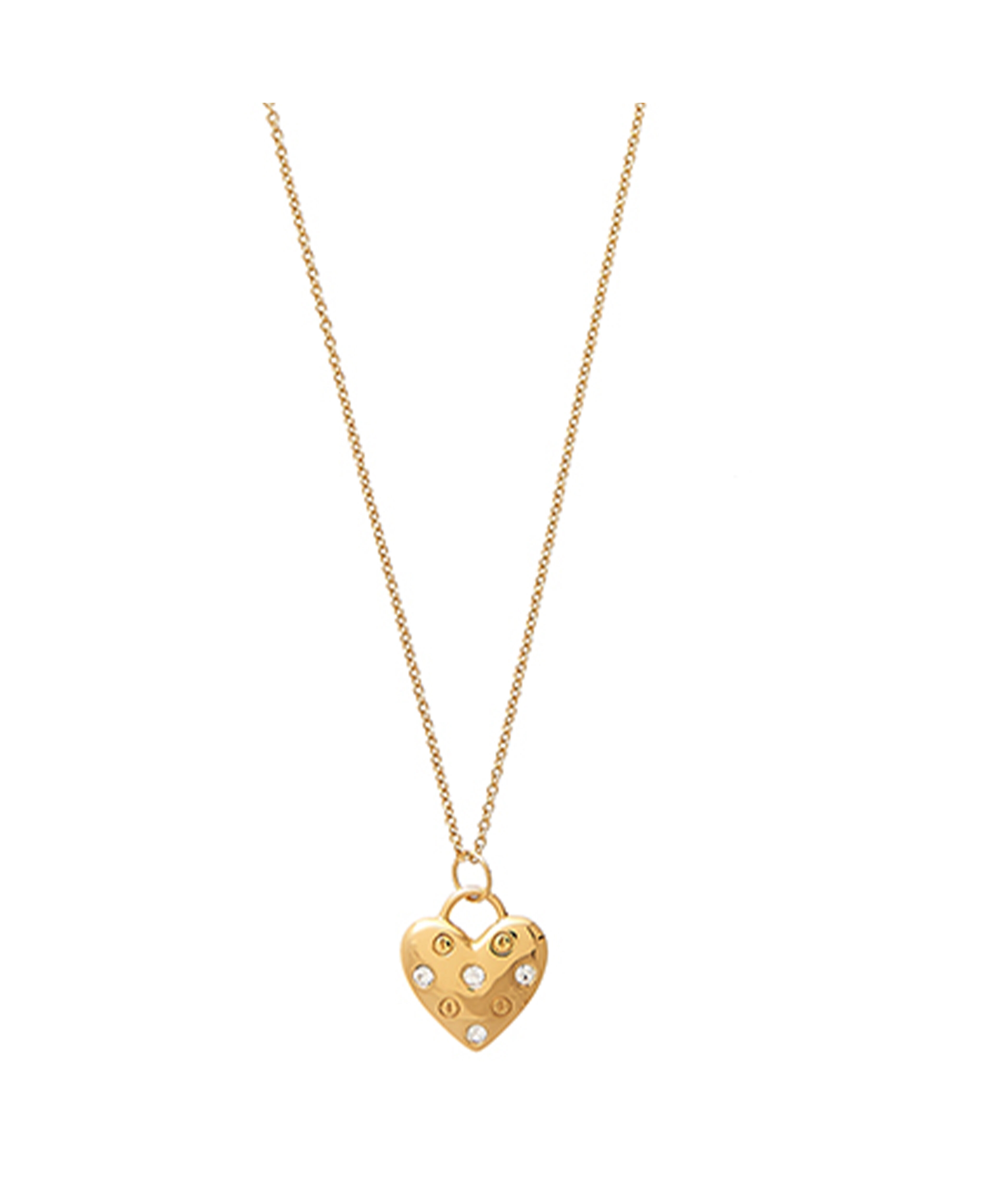 Gold Pendant Necklace 585 | Crystal Pendant Gold 585 | 585 Gold Heart  Necklace - Ladies - Aliexpress