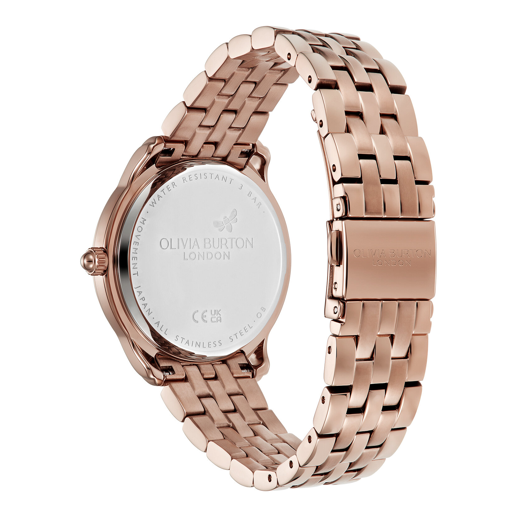 36mm Starlight Color Kelly Green & Rose Gold Bracelet Watch