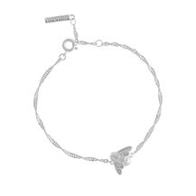 Bracelet Glitter Bee Vintage Twist argent