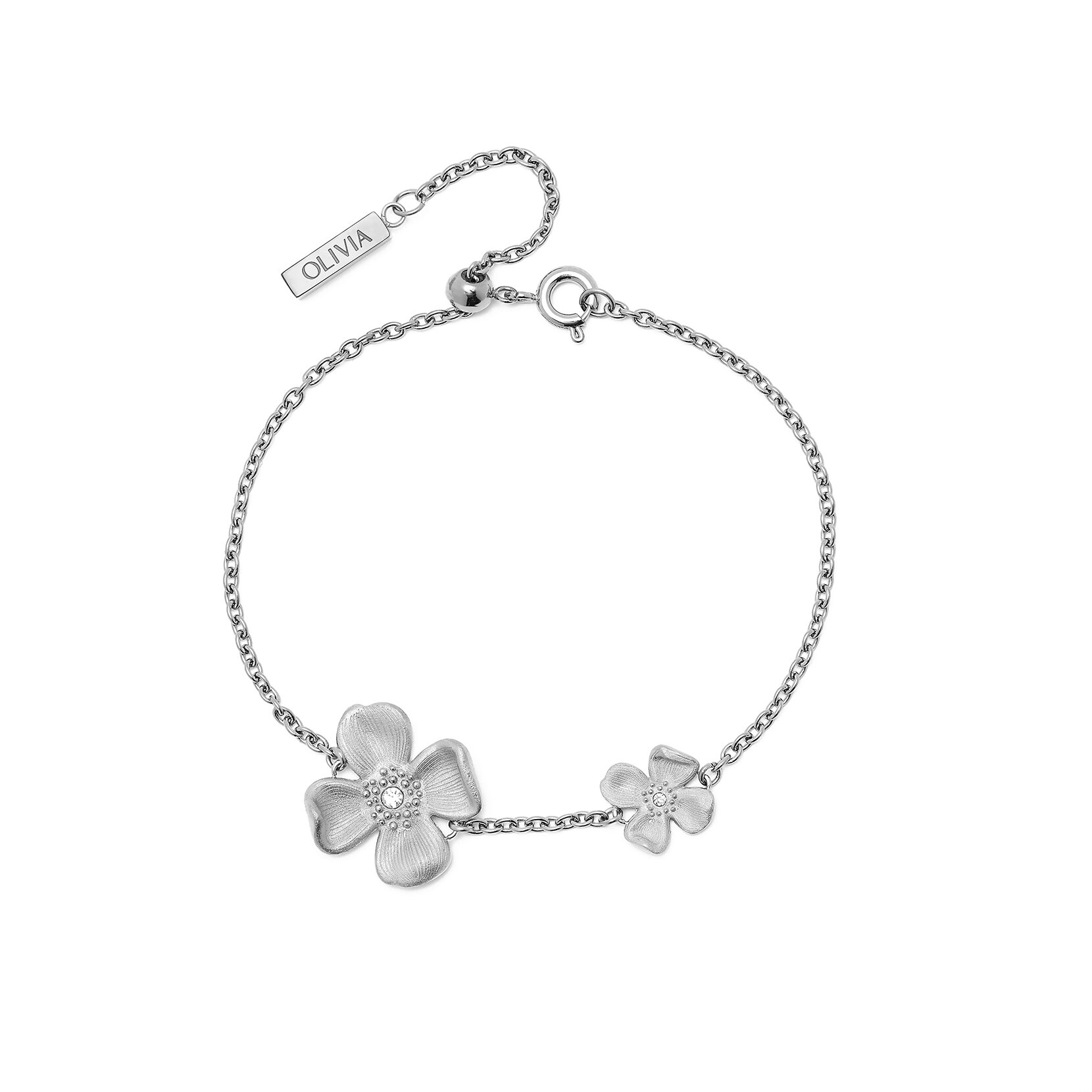 Bracelet Fleur de cornouiller Argent