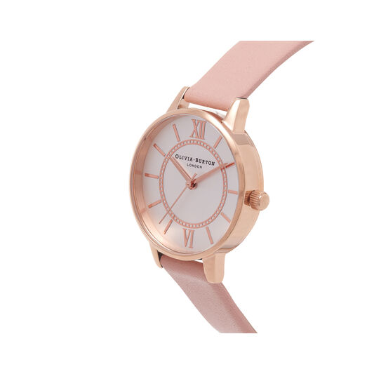 Wonderland Pink & Rose Gold Watch