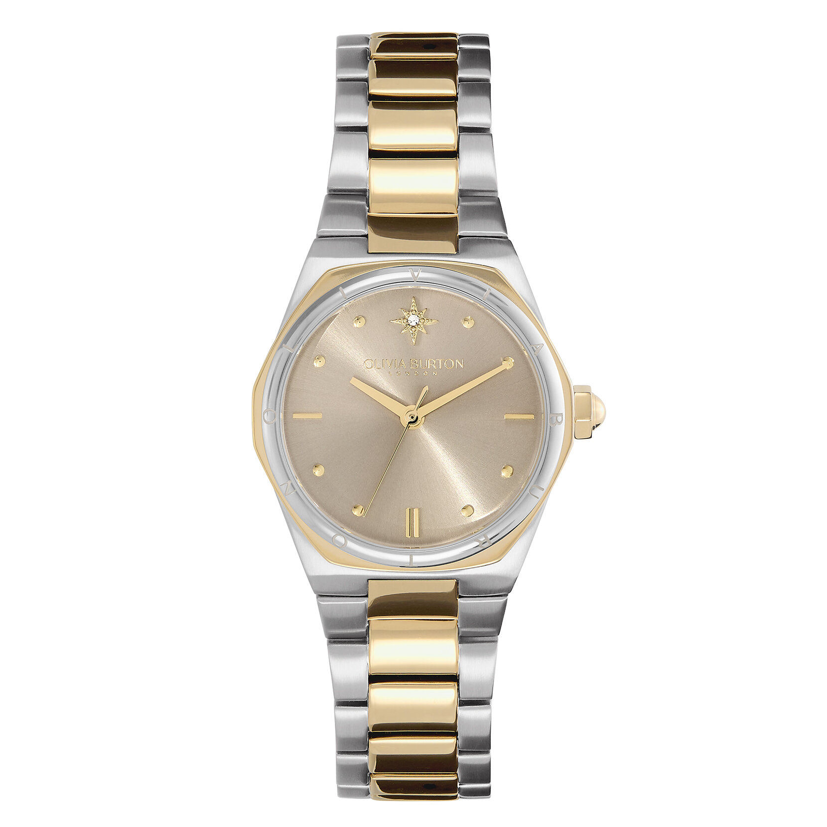 Coffret Bracelet de Montre Hexa 28mm Bicolore & Bracelet à plusieurs rangs Illusion