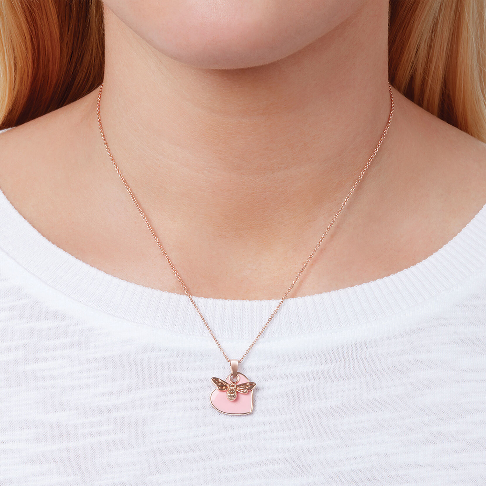 You Have My Heart Rose Gold Heart Necklace