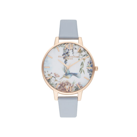Painterly Prints Vegan Blue & Rose Gold