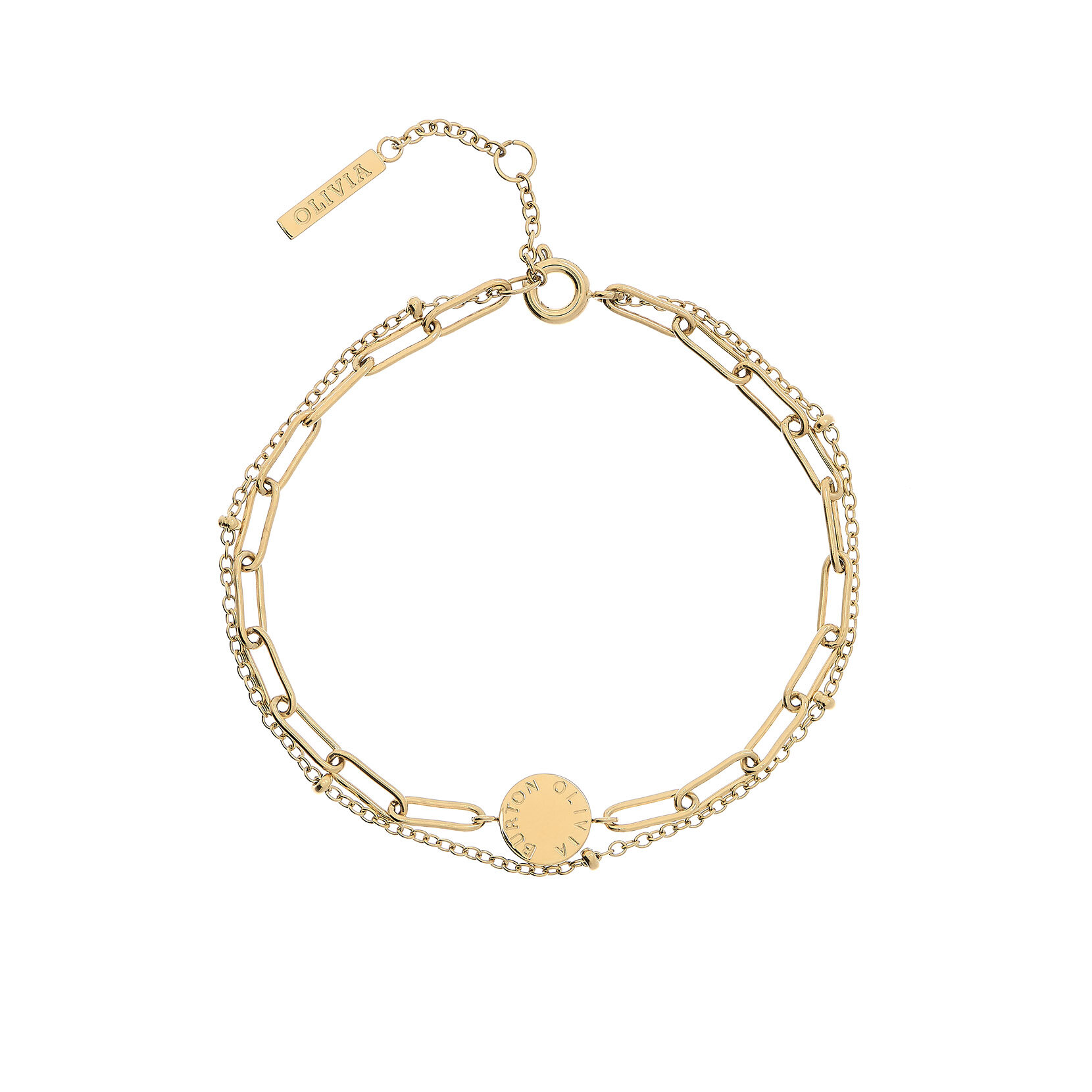 Illusion Gold Stacking Bracelet