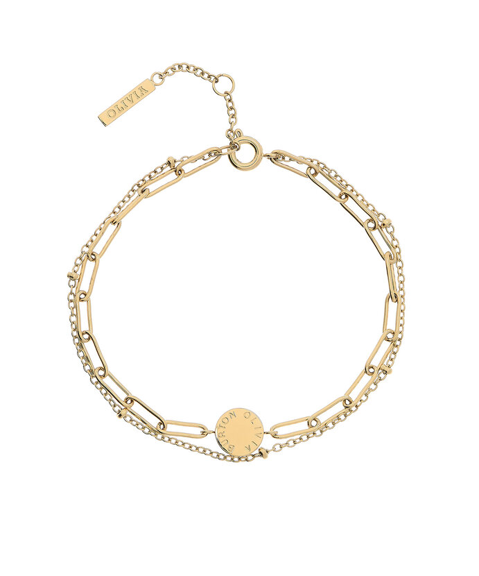 Classic Illusion Gold Stacking Bracelet | Olivia Burton London