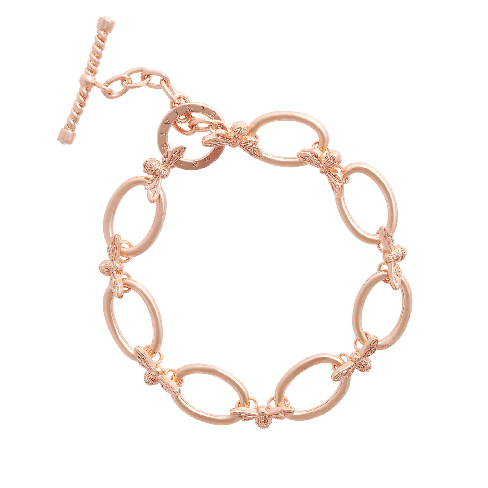 Olivia burton bracelet hot sale gold plated bee
