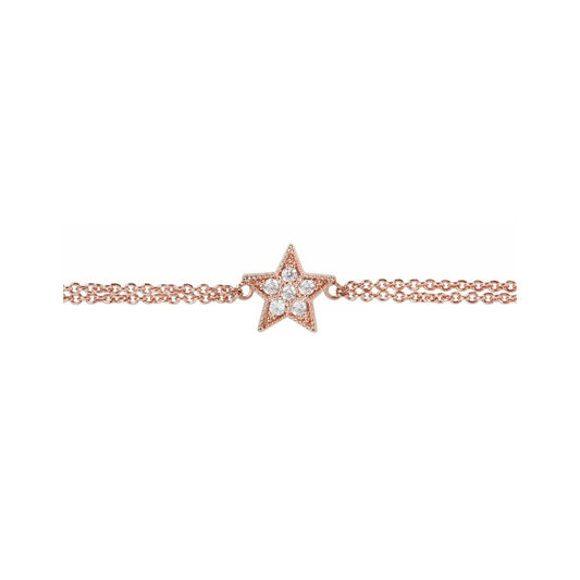 Celestial Star Rose Gold Bracelet