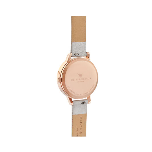 Wishing Wave Glitter and Rose Gold Watch