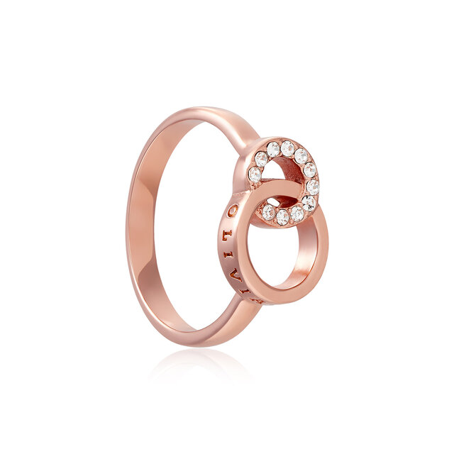 Bague Classic Interlinking Circles or rose