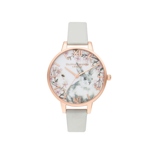 Bunny Vegan Grey & Rose Gold Watch