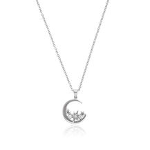 Silver Moon Necklace