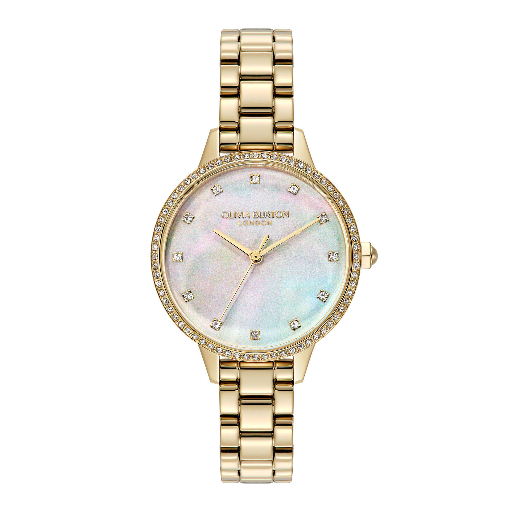 34mm Captivate Mother of Pearl & Gold Bracelet Watch