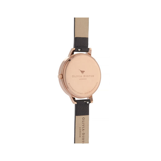 Celestial, Black & Rose Gold Watch