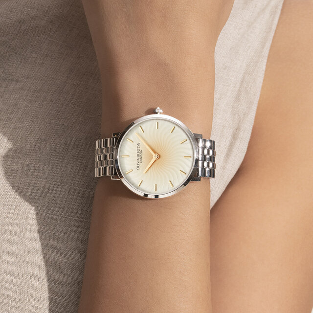 35mm Radiant Sun Ombre & Silver Bracelet Watch