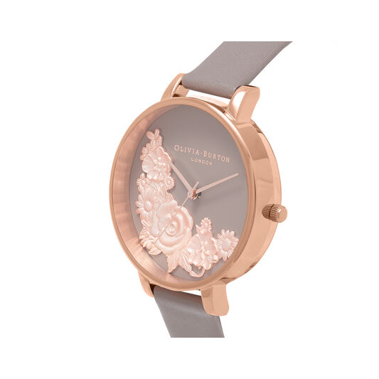 Floral Bouquet London Grey & Rose Gold Watch