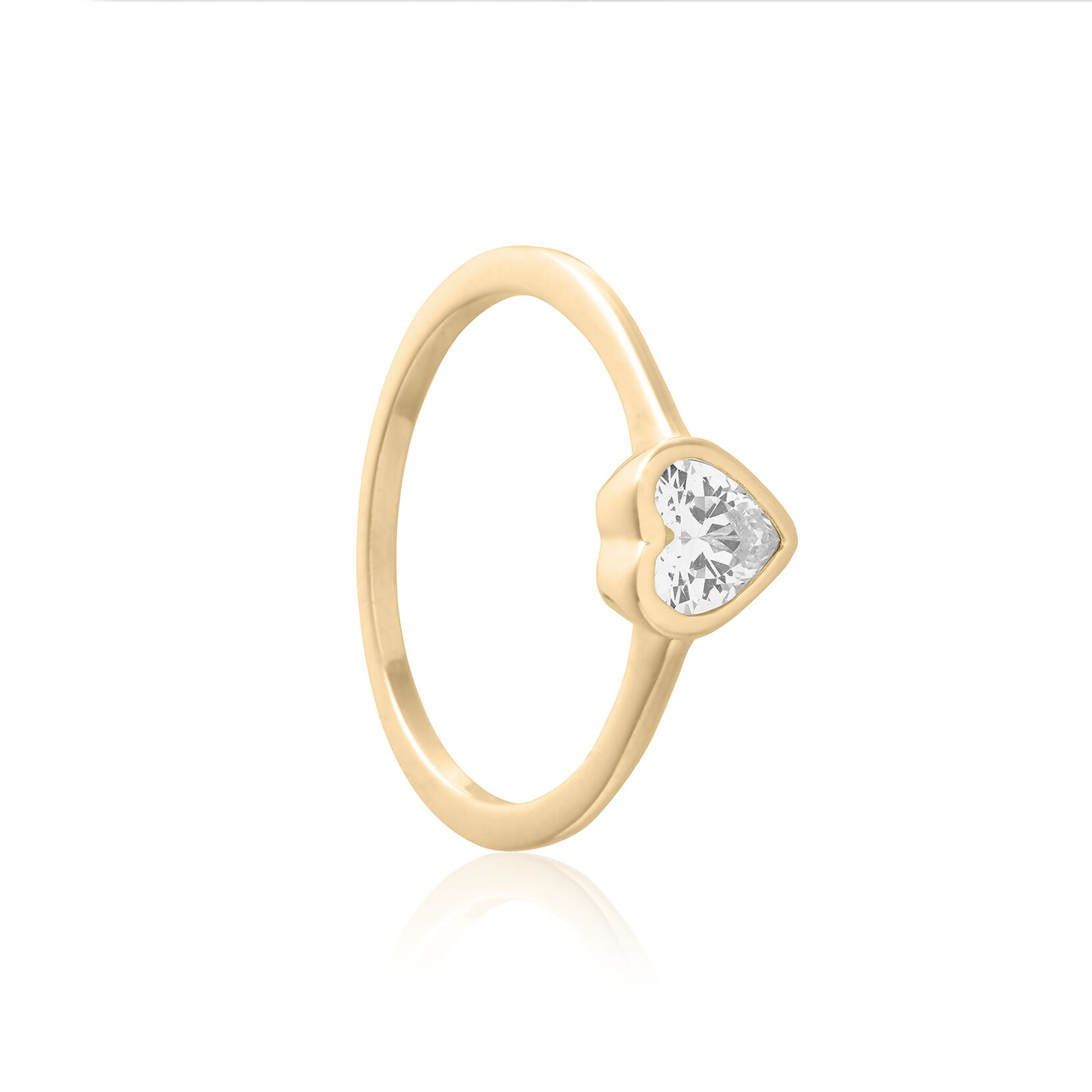 Bague Classic Crystal Heart or