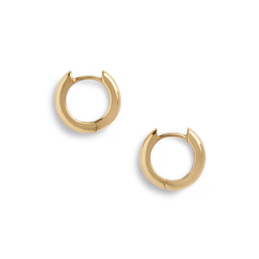 Gold Huggie Hoop Earrings