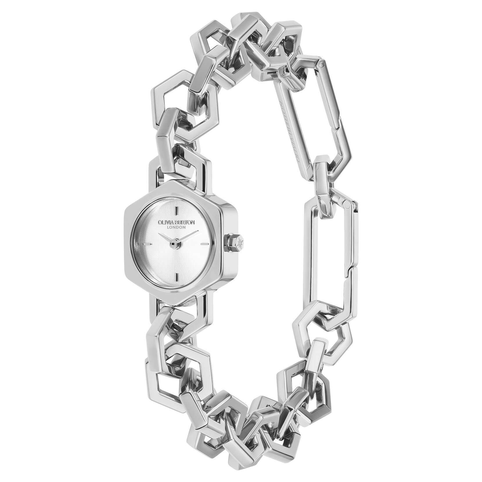 Montre Hex Link Mini & Bracelet Argent 20mm
