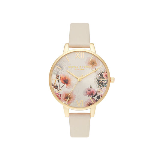 Sunlight Florals Vegan Nude & Gold Watch