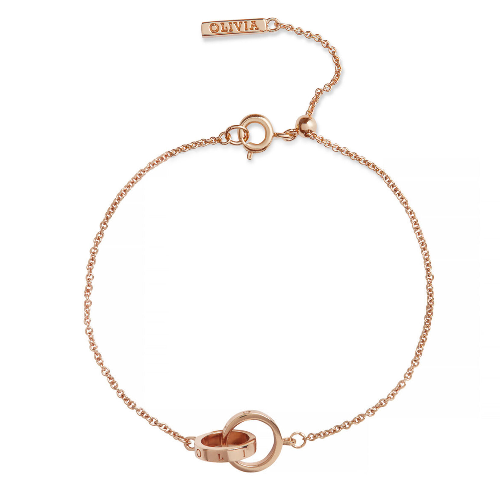 Classics Rose Gold Interlink Bracelet | Olivia Burton London