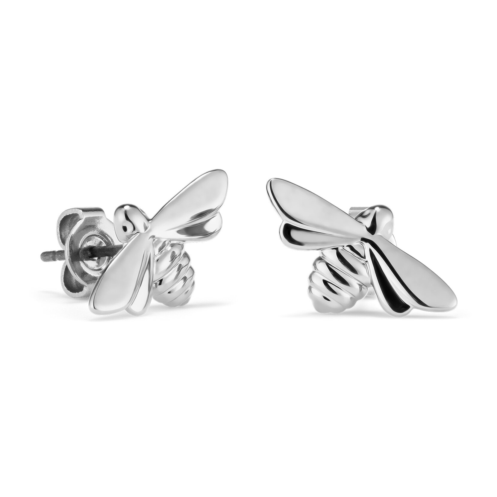 Boucles d'Oreilles Honey Bee Argent