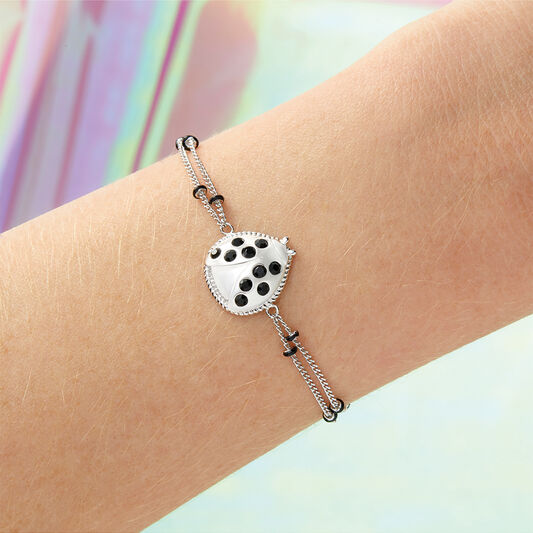 Ladybird Bracelet Silver