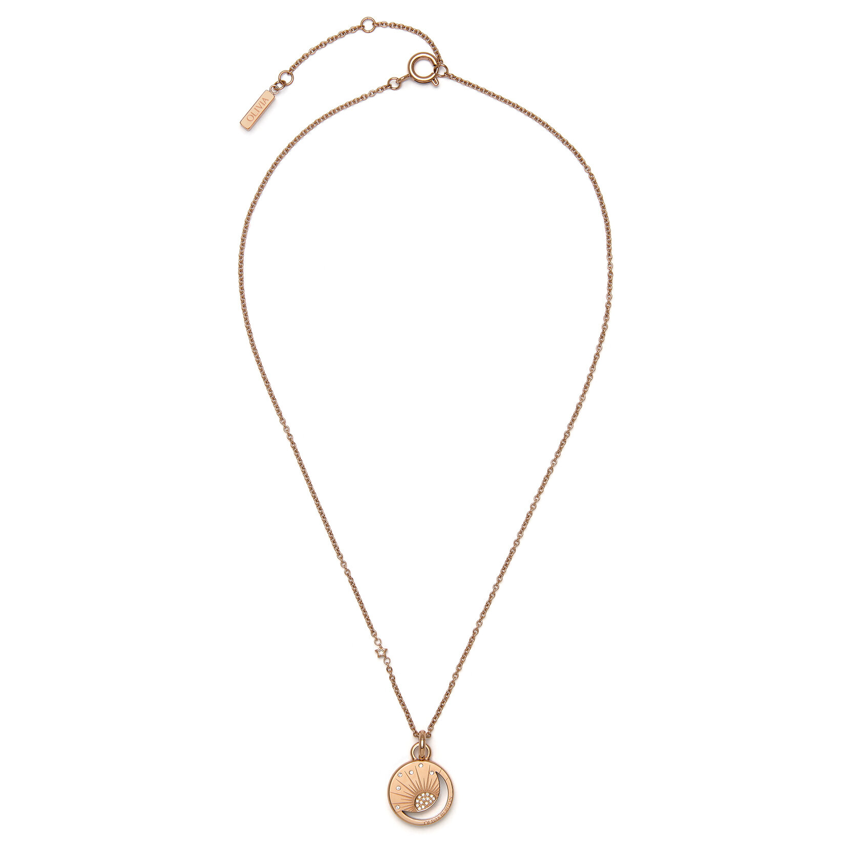 Collier Soleil Céleste Plaqué Or Rose