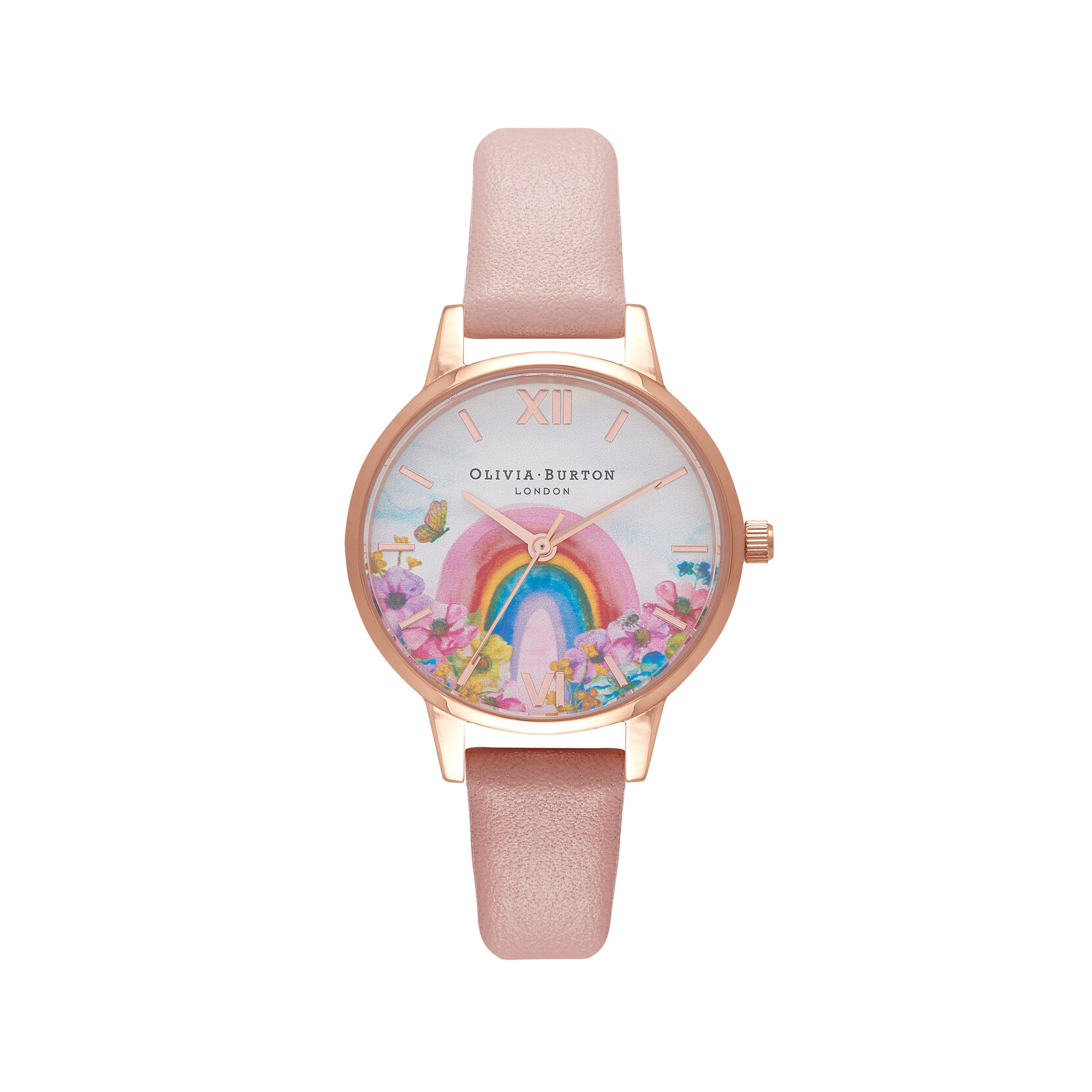 Rainbow of Hope Midi Dial Dusty Pink & Rose Gold Watch